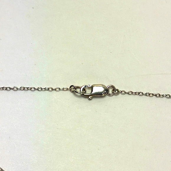 Sterling Pink Pearl Necklace - Picture 4 of 5